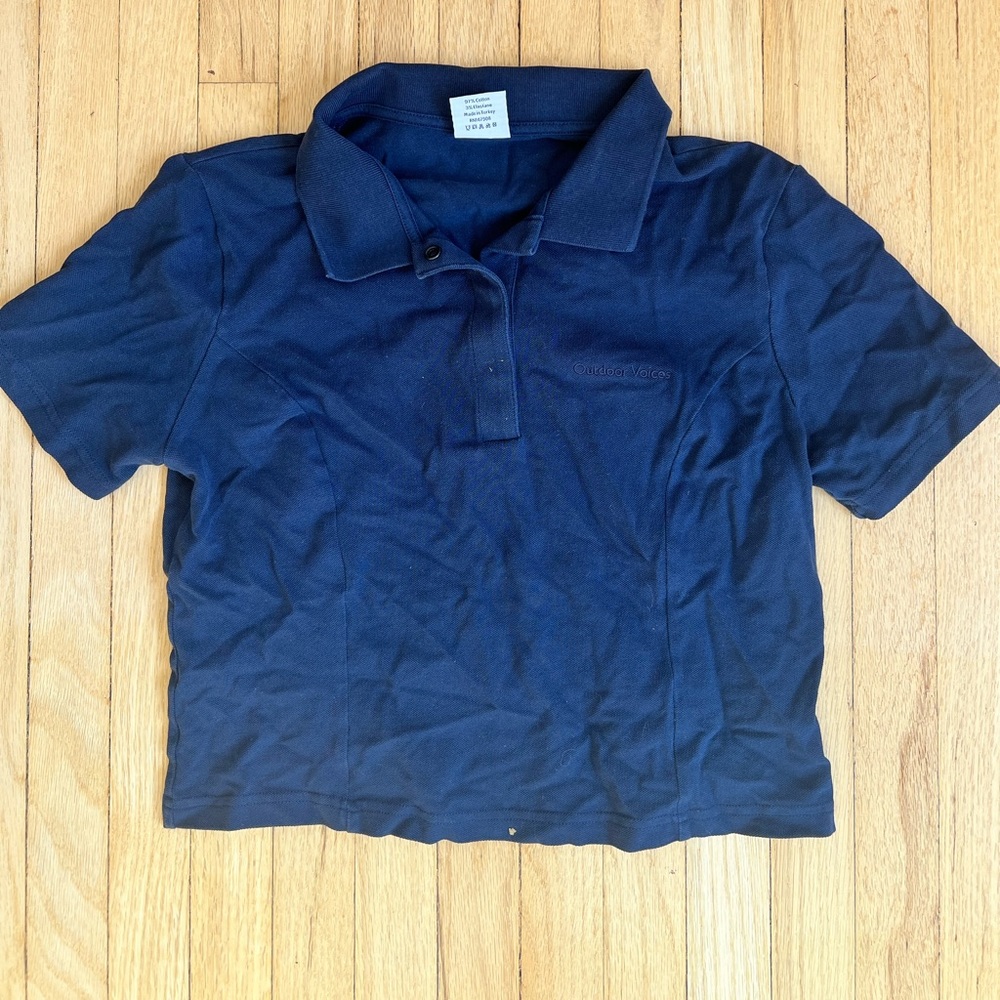 Cropped Outdoor Voices polo M